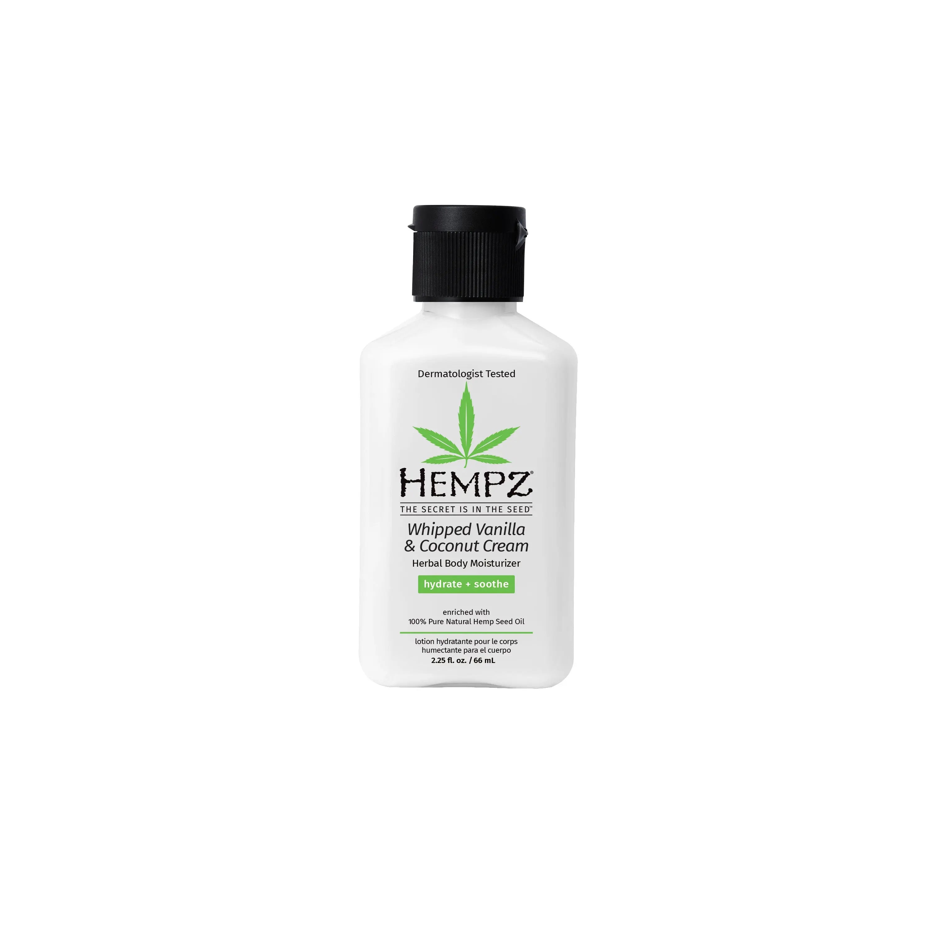 Hempz whipped vanilla & coconut cream