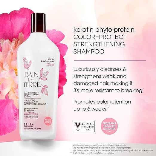 Bain de terre color protect strengthening shampoo