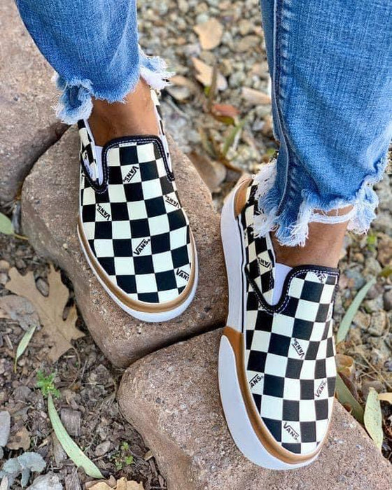 Checkered vans