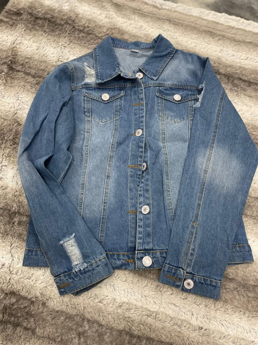 Distressed Jean Jacket