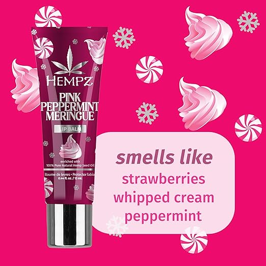 Hempz peppermint meringue lip balm