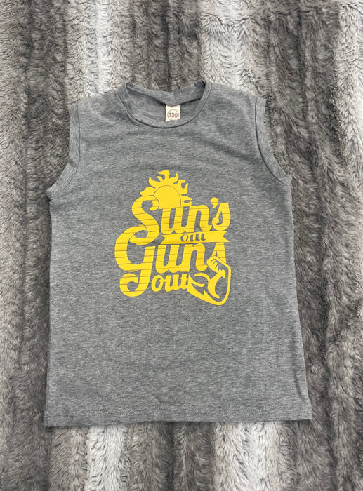 Suns out guns out tank